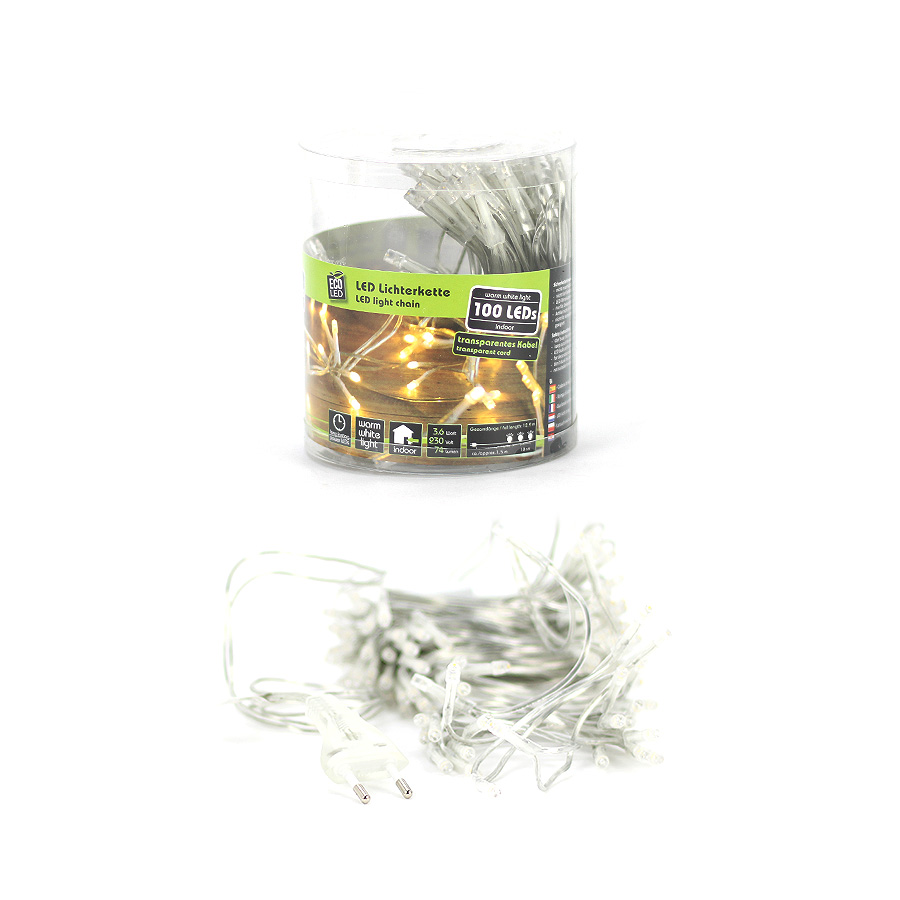Lichterkette '100 LEDs' warmweiß Netzstecker